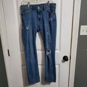Ambercrombie & Fitch Distressed Denim Jeans Damen Rustin Athletic Slim Gr. 30/30 - Bild 1 von 6