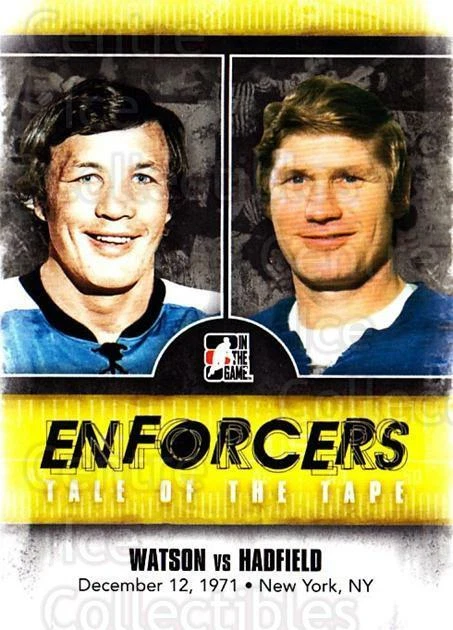 2011-12 ITG Enforcers #36 Bryan Watson, Vic Hadfield - Image 1 of 1