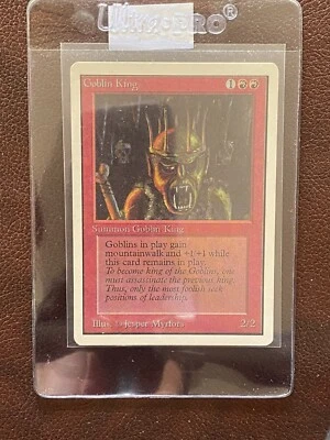 Goblin King X (1) Unimited Beautiful EX/Near Mint (RG) 040925.0219 4RCards - Image 1 of 2