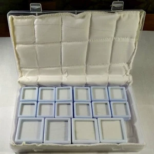 Display Storage plastic box with insert white cotton clothes with box 16 pieces - Picture 1 of 6