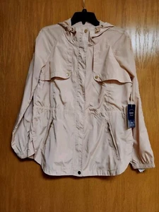 Cavalini Blush Pink Hoodie Lightweight Jacket. NWT. Large. Cute. - Picture 1 of 13
