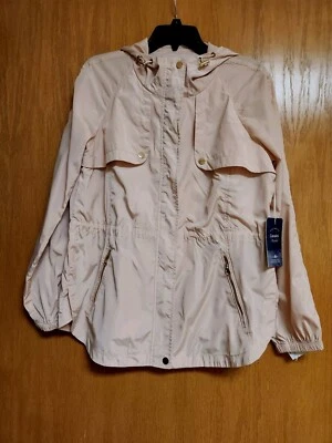 Cavalini Blush Pink Hoodie Lightweight Jacket. NWT. Large. Cute. - Image 1 of 4