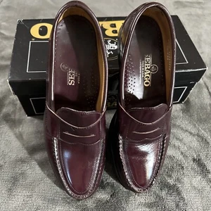 Sebago Cayman 90-733 Handsewn Leather Brown Loafers Size 10.5 C - Picture 1 of 16