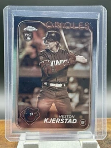 2024 Topps Chrome Baseball #142 Heston Kjerstad SEPIA REFRACTOR RC - Orioles - Picture 1 of 2