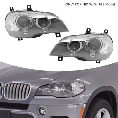 For 2011-2013 BMW X5 Adaptive Xenon/HID Headlight Headlamps (AFS) Left+Right Set Foto 1 de 4