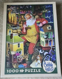 Cobble Hill Santa's Workshop 1000 PC Puzzle 19.25" X 26.625" New - Picture 1 of 1