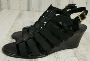 Ralph Lauren Damen Sandalen 3” Keilabsatz Größe 7M (b4)--- - Bild 1 von 7