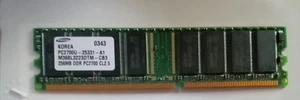 Samsung PC2700U-25331-A1 M368L3223DTM-CB3 256MB 256MB DDR PC2700 CL2. 5 - Bild 1 von 2