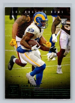 2020 Panini Chronicles Panini Green Rookie RC #PA-32 Cam Akers Los Angeles Rams - Image 1 of 2
