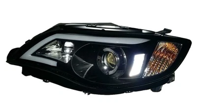 Black LED DRL Projector Head Lights for Subaru Impreza MY08-14 WRX STI 2008-14 - image 1 of 2