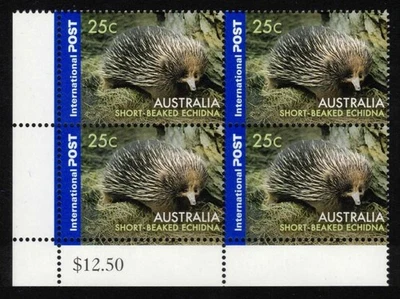Australia Wildlife Short Beaked Echidna Scott #2496 Block Of 4- Stamps. M.N.H. - Image 1 of 2