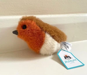 JELLYCAT I AM BIRDLING ROTKEHLCHEN BRANDNEU MIT ETIKETT ORIGINAL BIR6RBNN11 - Bild 1 von 1