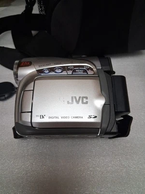 jvc Digital Video Camera Untested Parts Only W Cables And Soft Case Incl. No Bat - Image 1 of 4