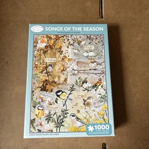 “SONGS Of The SEASON” Jigsaw Puzzle 1000 pc Otter House Unchecked SEE BIO - Picture 1 of 6