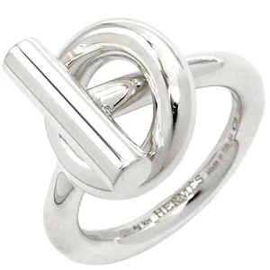 Hermes Ring Echapet MM Silver 925 #54 SV925 AG925 320157 - Picture 1 of 5