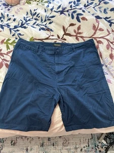 John Bartlett Consensus Shorts Flat Front Mens SIZE 42 Blue - Picture 1 of 3