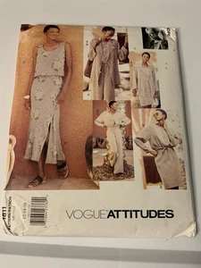 Vogue Attitudes 1811 Sewing Pattern Petite Jacket Top Skirt Vest Size 12 14 16 - Picture 1 of 9