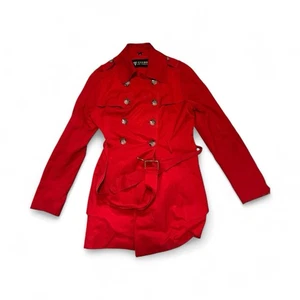 Guess Los Angeles Lightweight Red Women's Coat Size Large Great Buy! - Picture 1 of 6