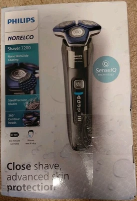 Philips Norelco Shaver 7200, Rechargeable Wet & Dry Electric Shaver with SenseIQ - Image 1 of 4