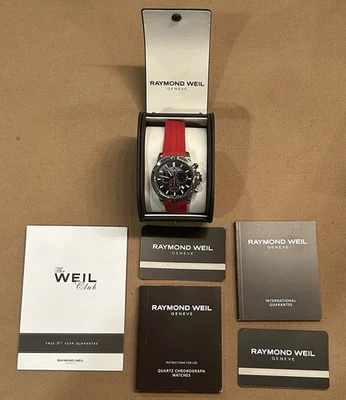 NOS Raymond Weil Tango 300 (8560-SR2-20001) Steel Quartz Chronograph Watch - Image 1 of 4