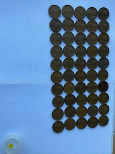 1 ROLL OF 1928 S SAN FRANCISCO LINCOLN WHEAT CENTS FROM PENNY COLLECTION LOT SET - Picture 1 of 18