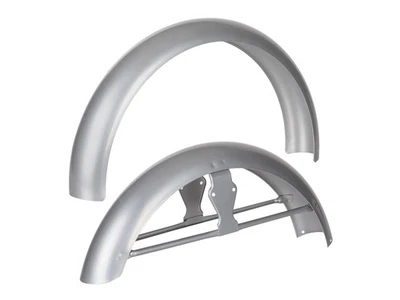 Set silber Schutzbleche für S50 & S51 - Strebenschutzblech - pulverbeschichtet - Bild 1 von 4