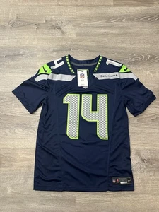 Nike DK Metcalf Seattle Seahawks #14 Home Jersey Navy Size Small NWT - Picture 1 of 9