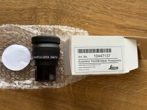 Leica Microscopio Oculare 10x/23B 10447137 NUOVO DI ZECCA scatola aperta - Foto 1 di 7