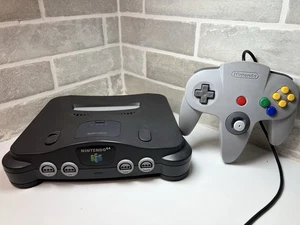 Nintendo 64 N64 Console System Bundle W/ Controller, Cables - Tested Works - Picture 1 of 22