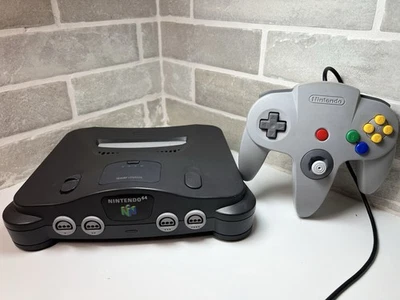 Nintendo 64 N64 Console System Bundle W/ Controller, Cables - Tested Works - Image 1 of 4