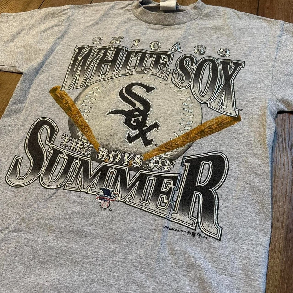Chicago White Sox Baseball logo ash color classic shirt VK03228 - Image 1 of 1