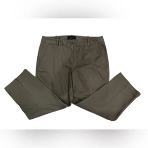 Talbots Signature Brown Straight Leg Chino Cotton High Rise High Waisted Pants 8 - Picture 1 of 9