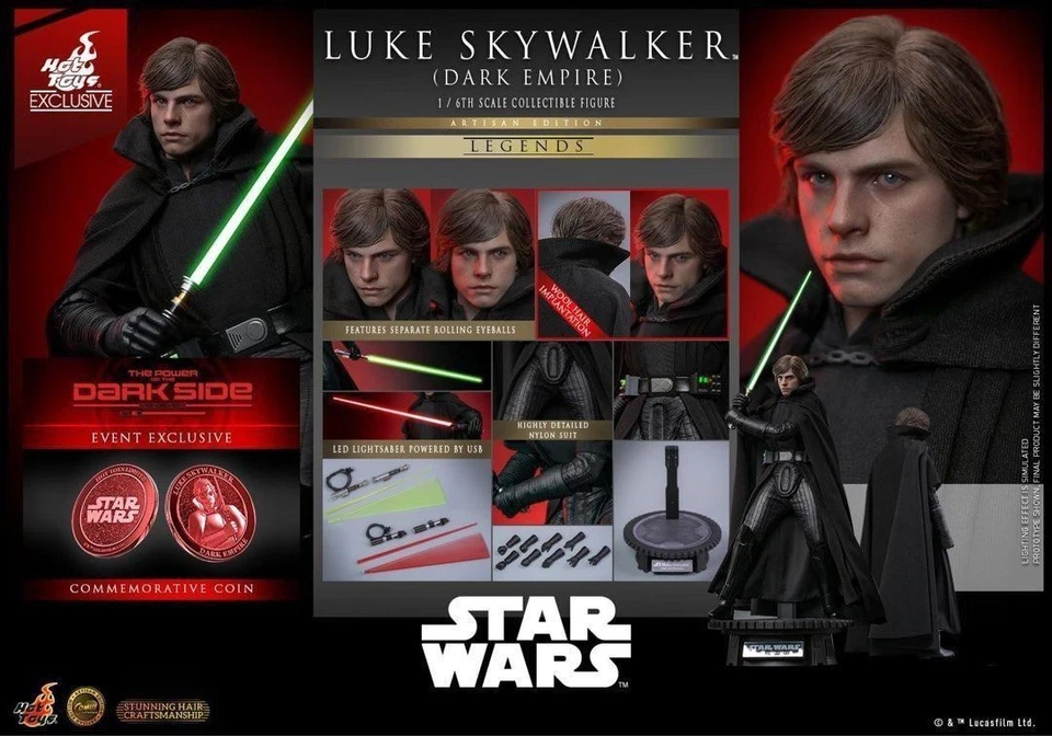 Hot Toys CMS020AE Star Wars Luke Skywalker Dark Empire Artisan Edition - Image 1 of 1