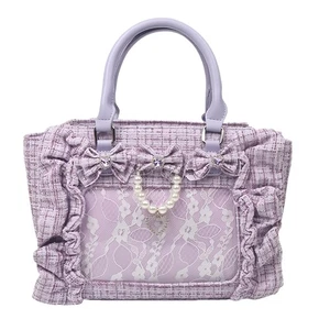 Bolso Bandolera Ita Bolso de Mano Pequeño Estético de Hombro Único con Inserto... - Imagen 1 de 7