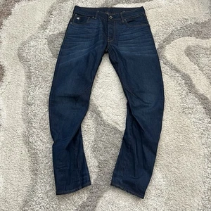 G-Star Raw 3D Arc Slim Fit Medium Aged Blue Denim Jeans 51030 Men's 32x32 - Picture 1 of 7