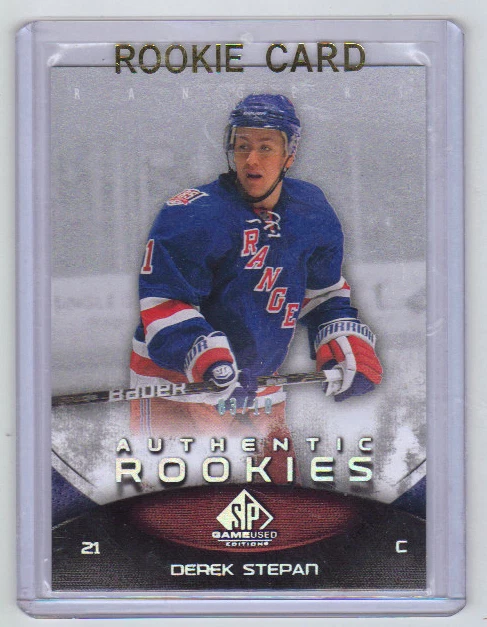 2010-11 SP Game Used Spectrum Derek Stepan Rookie Card RC #191 03/10 Mint Rare - Image 1 of 1
