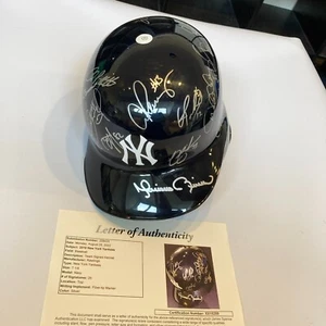 2010 New York Yankees Team Signed Helmet Derek Jeter Arod Mariano Rivera JSA COA - Picture 1 of 9