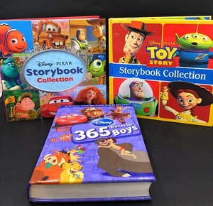 Disney Pixar Storybook Collection Bundle of Three books, 365 Story’s In One Book - Picture 1 of 10
