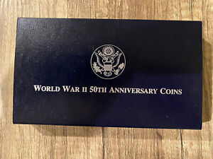1991-1995 50th Anniversary World War II Proof Silver Dollar Commemorative Coin