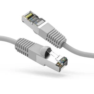 0.5Ft CAT5E Shielded (FTP) Ethernet Network Booted Cable Gray - Picture 1 of 1