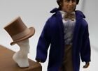 Willy Wonka, demi-chapeau buste miniature support pour poupée Mego