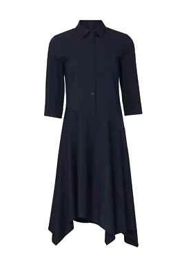NWT Lafayette 148 New York Women’s Cotton Stretch Midi Buttons Shirt Dress SZ.12 - Image 1 of 4