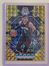 PAOLO BANCHERO 2022-23 PANINI MOSAIC RC REACTIVE YELLOW PRIZM #231 MAGIC