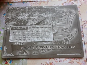 POKEMON MAP MAPA  MADE IN JAPAN - Picture 1 of 1