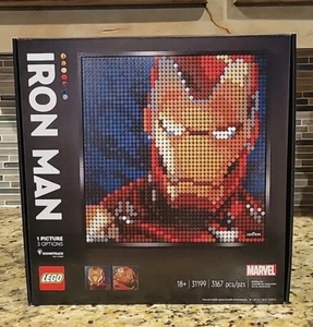 LEGO Art: Marvel Studios Iron Man (31199) FACTORY SEALED New in Box---Retired  - Picture 1 of 11