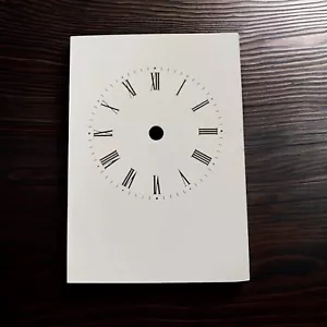 NOS Enamel Dial for Vintage Carriage Clock – Unbranded, 58.9x83.8mm, Restoration - Picture 1 of 4