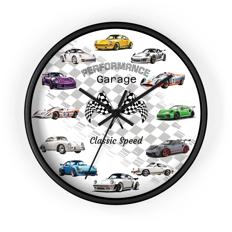 Porsche Collectors Classic,  Wall Clock, Unique Gifts, Office Décor.  - Image 1 of 1