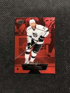 2012-13 UPPER DECK BLACK DIAMOND JEFF CARTER SINGLE RUBY RED #ed 3/100