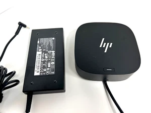 Station d'accueil universelle HP USB-C G5 avec chargeur avec adaptateur secteur 120 W !!!!! - Photo 1/5