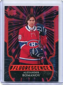 2020-21 Upper Deck Series 2 Alexander Romanov Fluorescence Red Rookie RC SSP - Picture 1 of 2